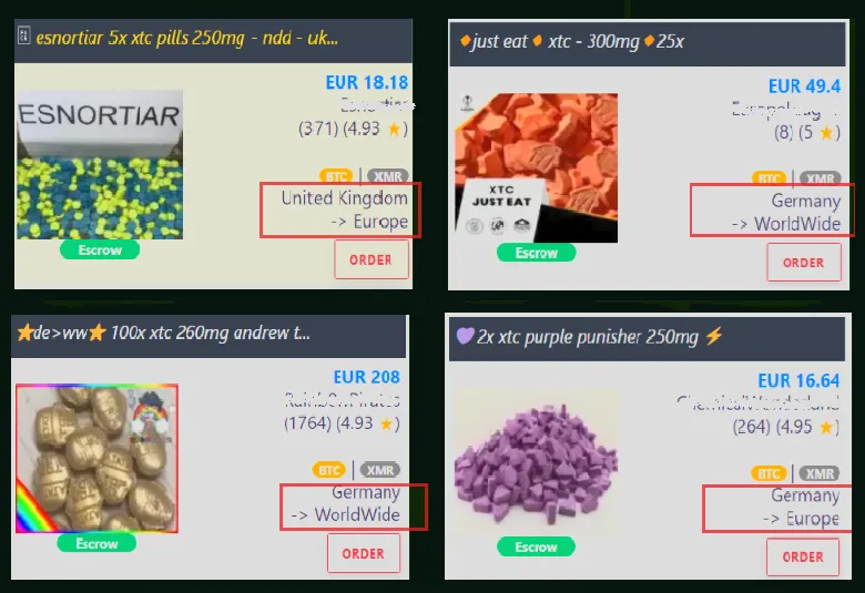 zona geografica por vendedor