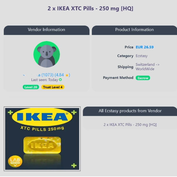 pastilla con logo de ikea